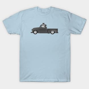 Dog and Car SCHNAUZER T-Shirt